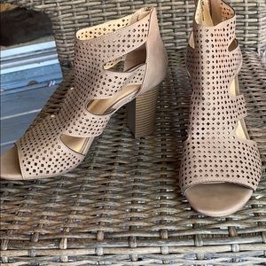 XOXO Zip Up Heeled Ankle Bootie